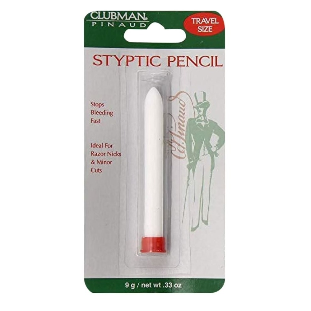 NEW Clubman Pinaud Travel Size Styptic‎ Pencil .33 Stops Bleeding Fast First Aid